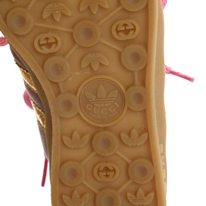 Gucci X ADIDAS Softy Velvet Suede Madeira Demetra Womens Gazelle Sneakers 4.5 Pink Gold 7 of 10