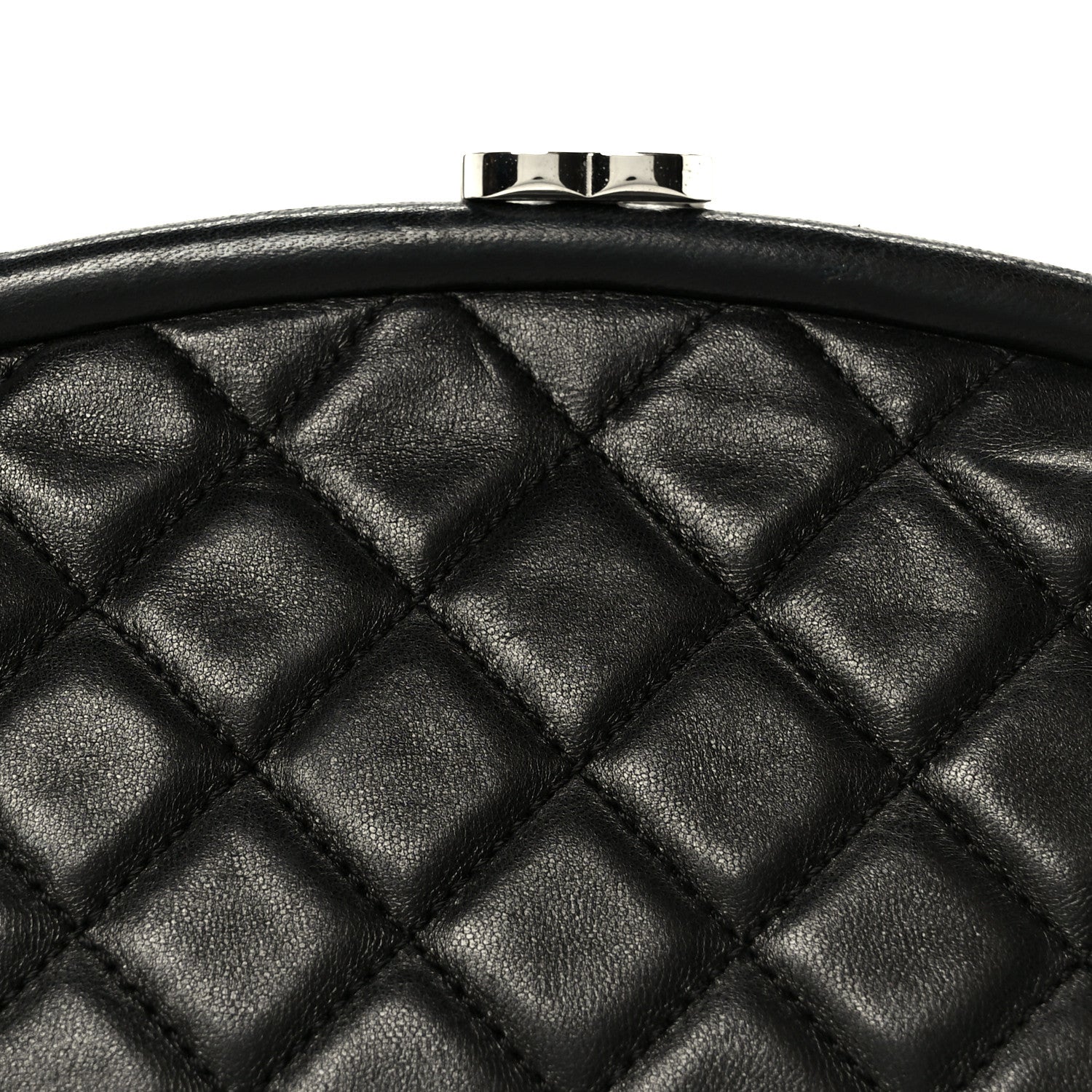 Chanel Lambskin Quilted Timeless Clutch Black 8 of 8
