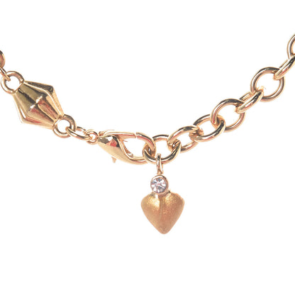 Christian Dior Metal Crystal Etruscan Urn Vase Sautoir Necklace Gold 5 of 6