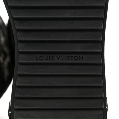 Louis Vuitton Suede Calfskin Shearling Snowdrop Flat Ankle Boot 39 Black 6 of 9