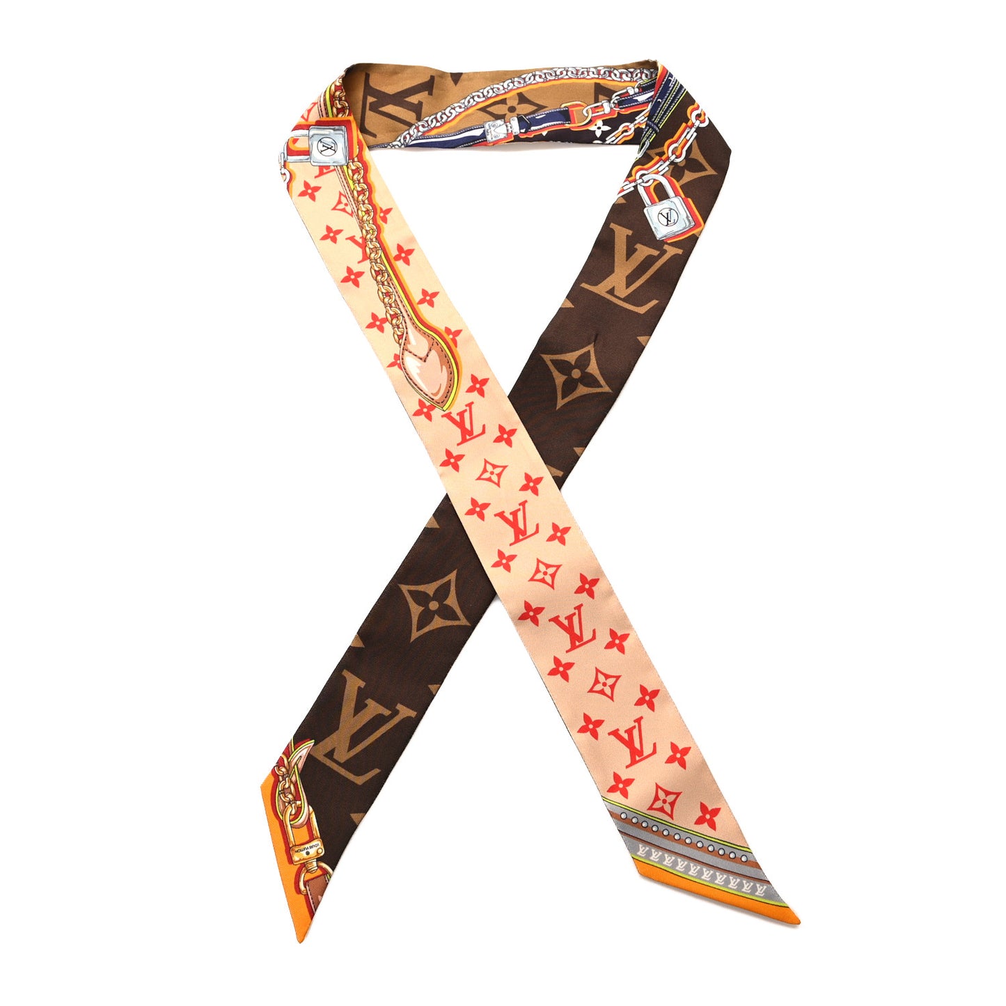 Silk Ultimate Monogram BB Bandeau Brown