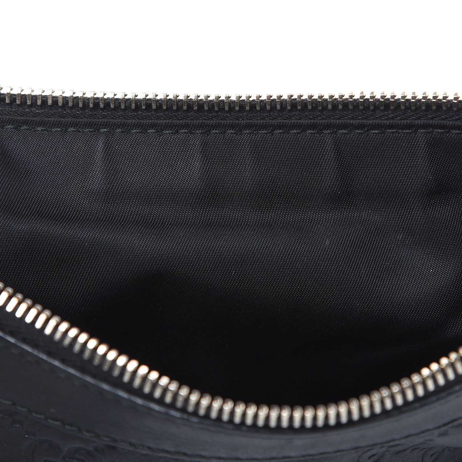Gucci Guccissima Signature New Britt Wristlet Black 8 of 10