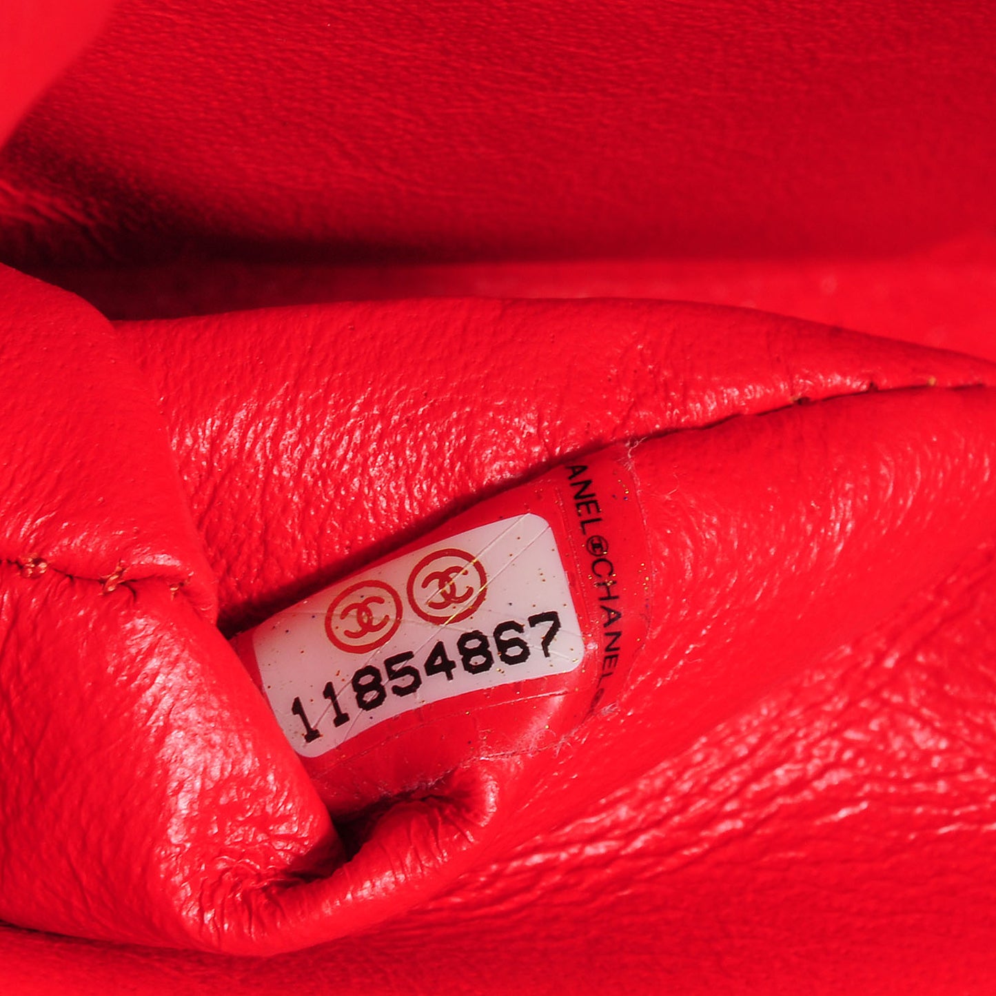 Lambskin Quilted Medium Double Flap Coral