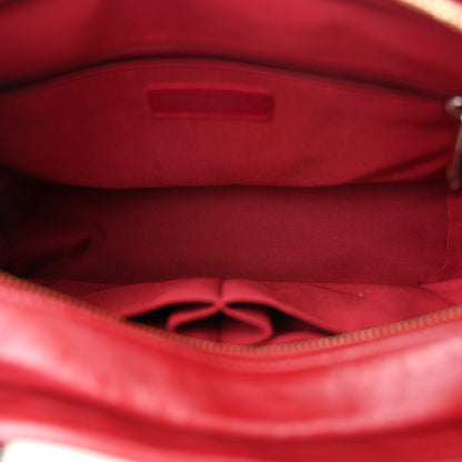 Chanel Wool Calfskin Quilted Medium Gabrielle Hobo Navy 5 of 10