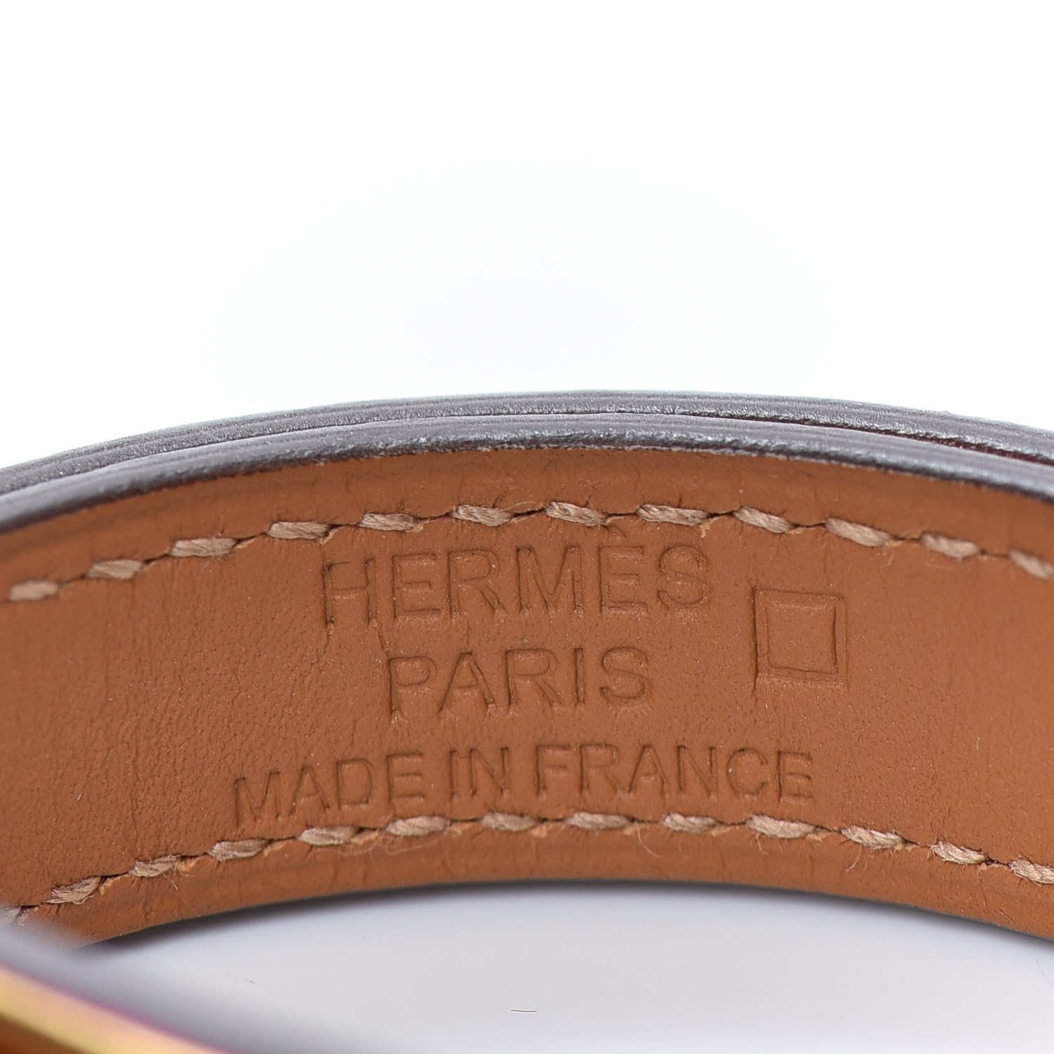 Hermes Shiny Alligator Kelly Double Tour Bracelet T1 Rose Pourpre 4 of 5