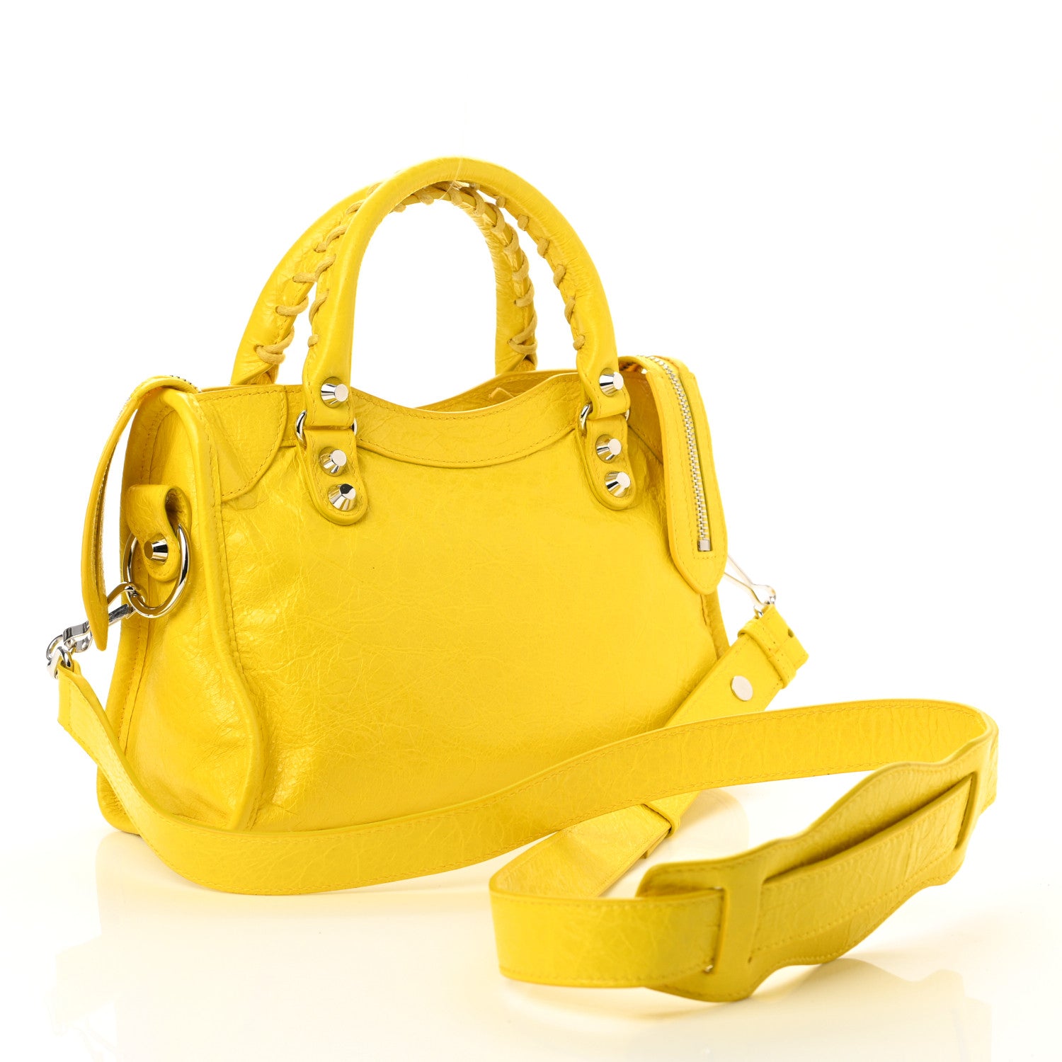 Balenciaga Agneau Classic Hardware Mini City Jaune Soleil 3 of 10