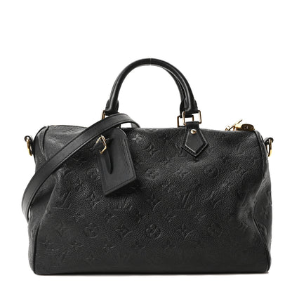Louis Vuitton Empreinte Monogram Soft Speedy Bandouliere 30 Black 1 of 9