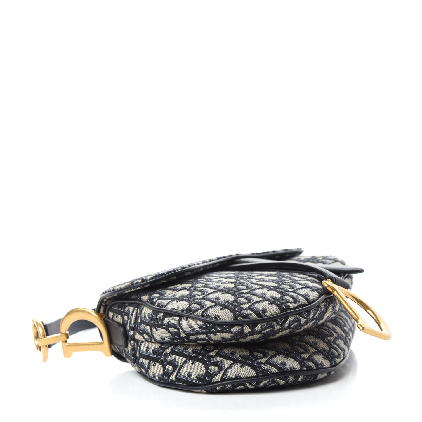 Oblique Saddle Bag Blue