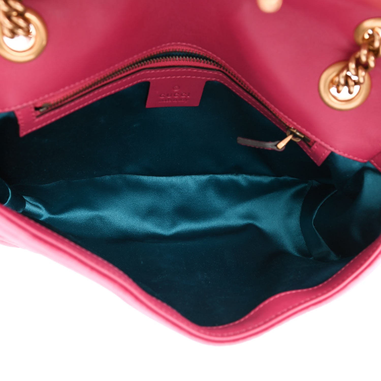 Gucci Velvet Matelasse Small GG Marmont Shoulder Bag Light Raspberry Rose 5 of 10