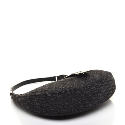 Christian Dior Monogram Street Chic Hobo Black 4 of 9