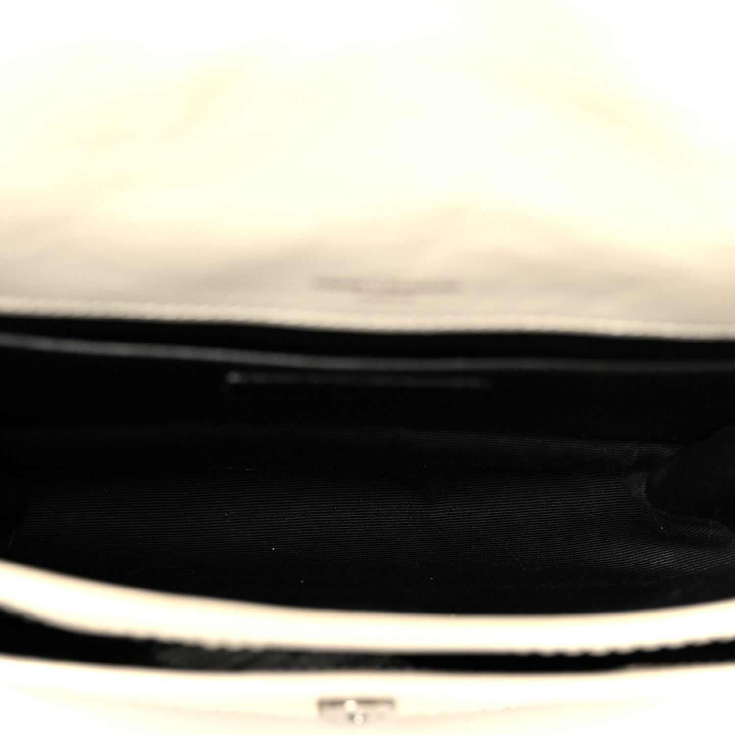 Saint Laurent Crinkled Calfskin Matelasse Monogram Baby Niki Chain Satchel Crema Soft 5 of 11