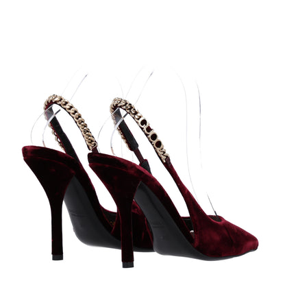Gucci Velvet Crystal Nappa Charlotte Slingback Pumps 36.5 New Vineyard 5 of 11