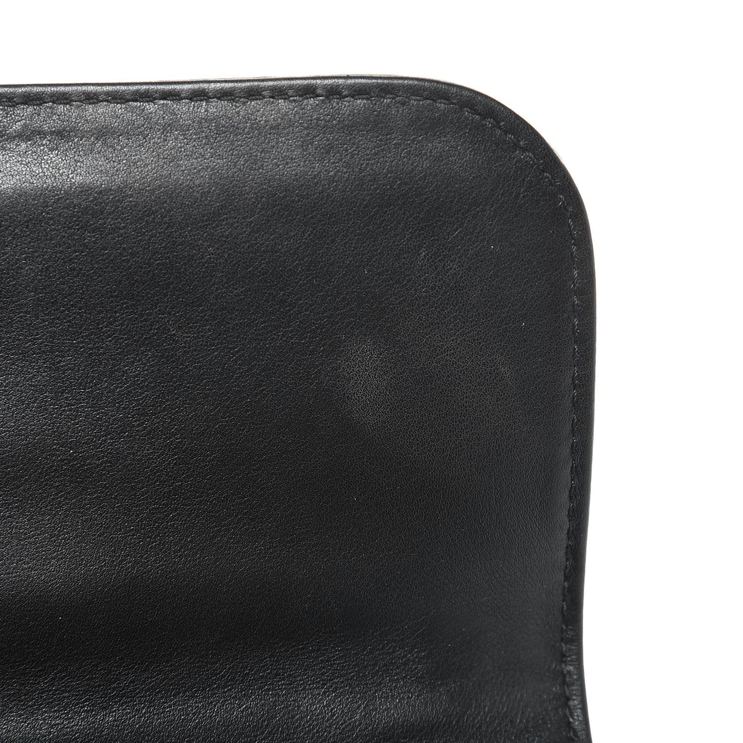 Vitello Medium Glam Lock Rockstud Flap Black