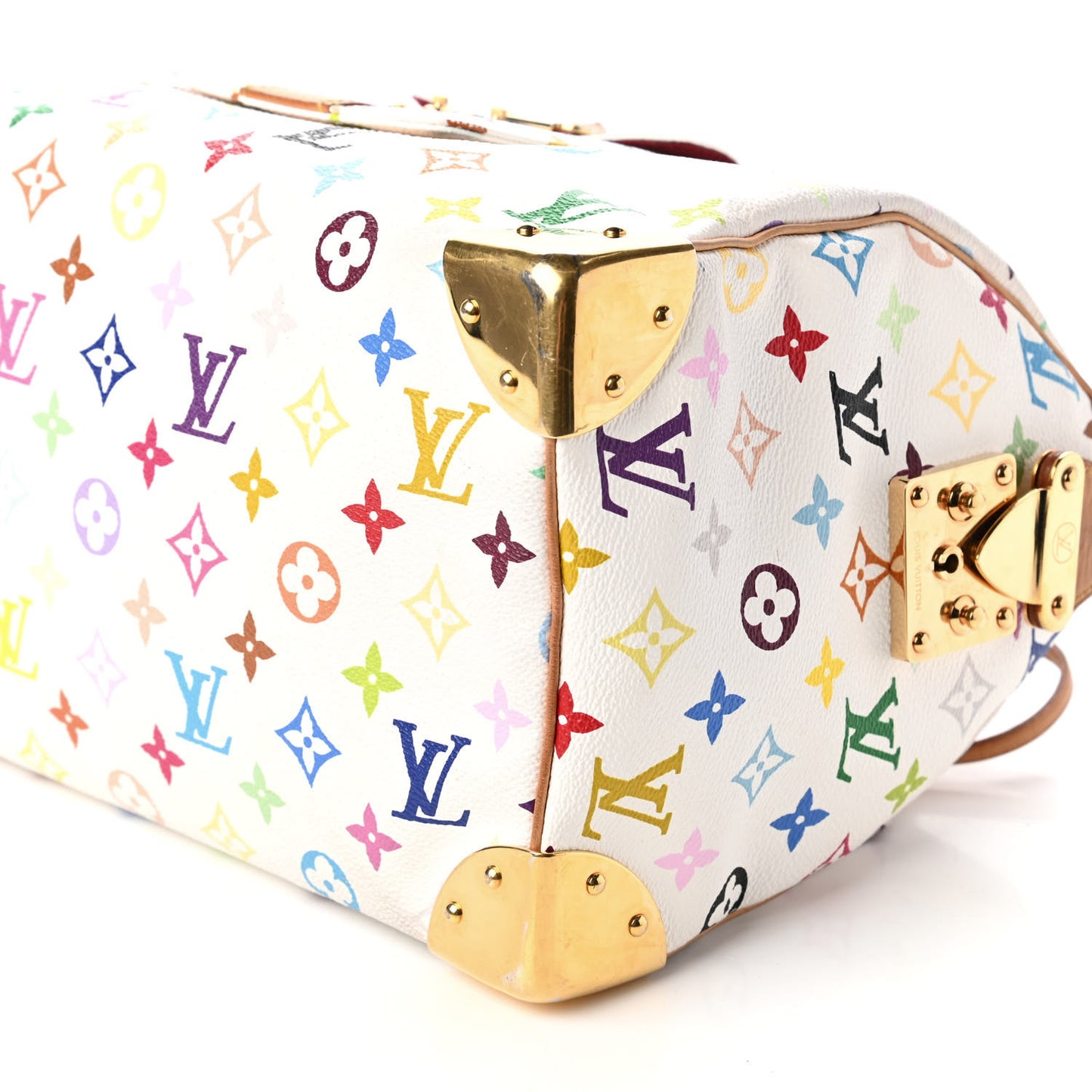 Monogram Multicolor Speedy 30 White