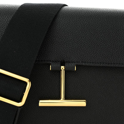 Tom Ford Grained Calfskin Mini T Clasp Tara Crossbody Bag Black 6 of 12
