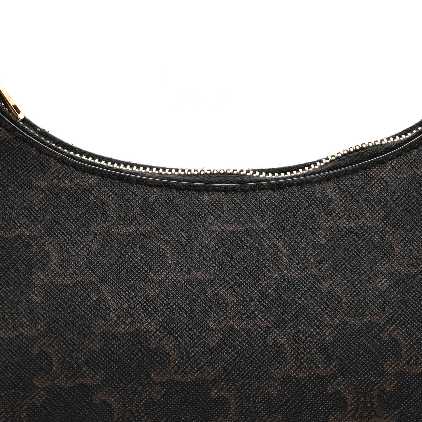 Triomphe Canvas Calfskin Ava Shoulder Bag Tan