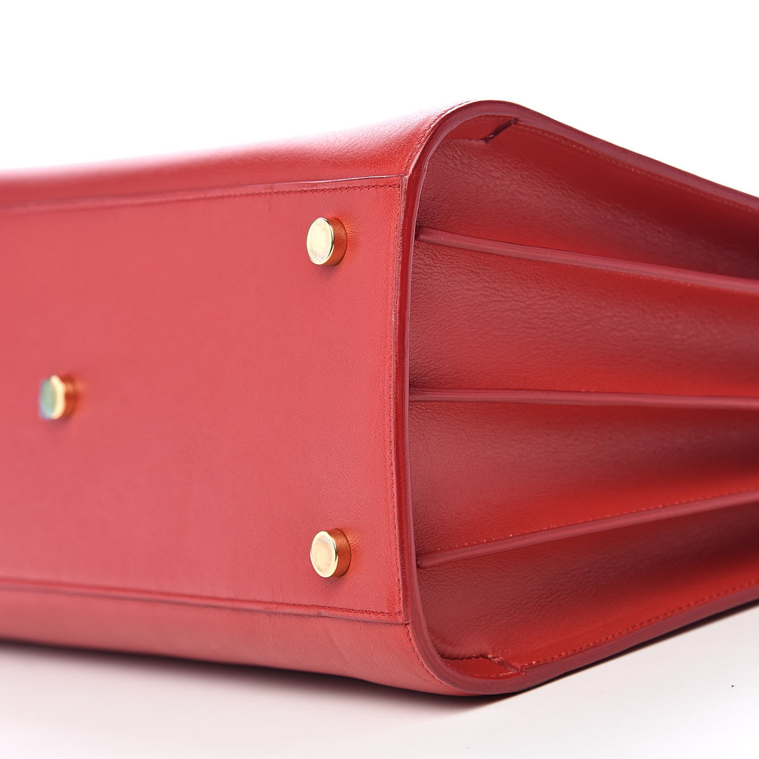 Saint Laurent Calfskin Small Sac De Jour Lipstick Red 8 of 9