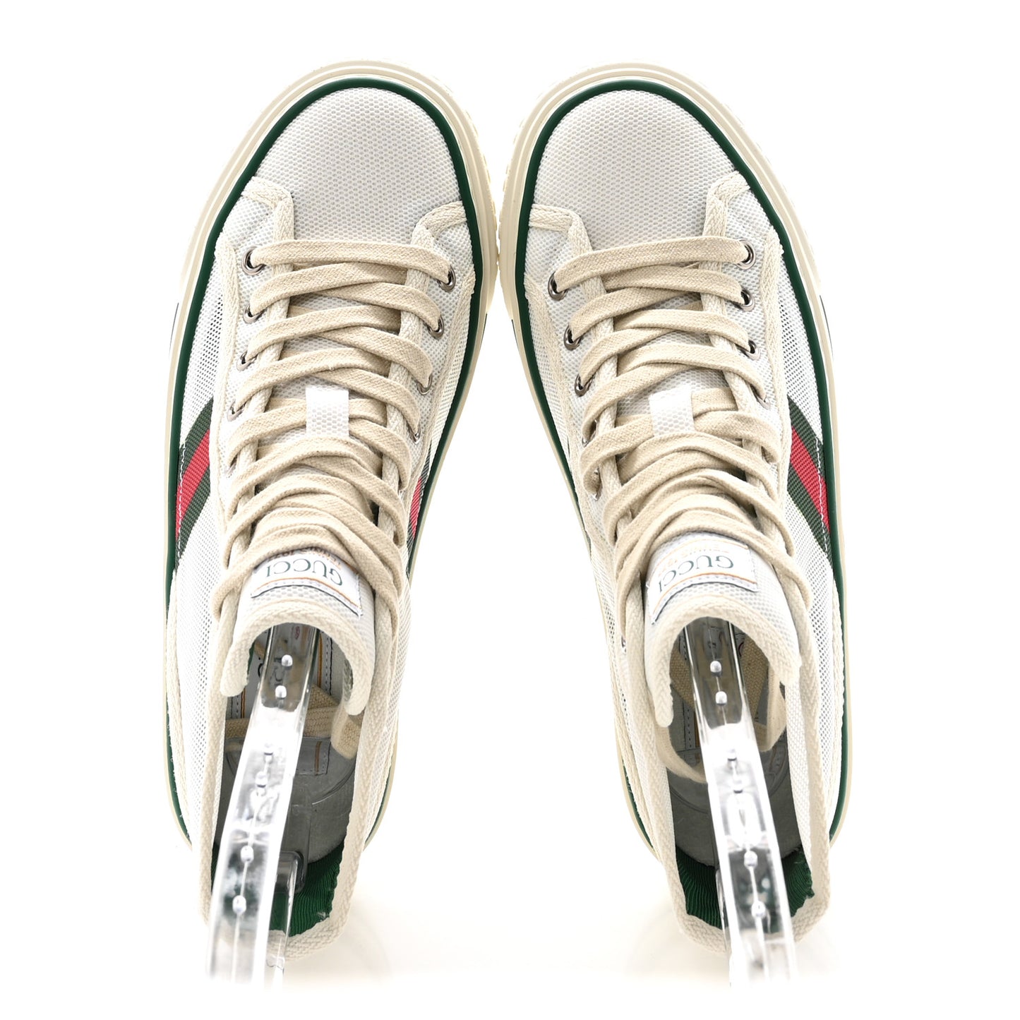 Mesh Web Womens 1977 Tennis High Top Sneakers 36 Great White Mystic White