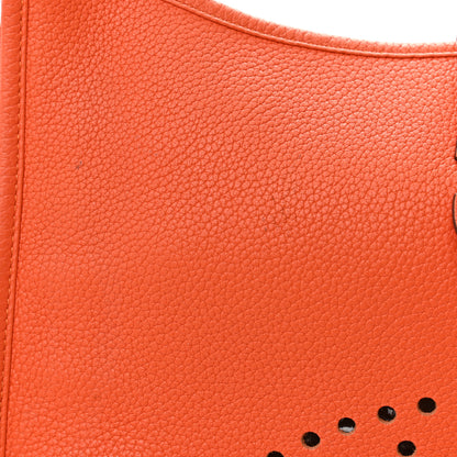Hermes Taurillon Clemence Evelyne III GM Orange 13 of 18