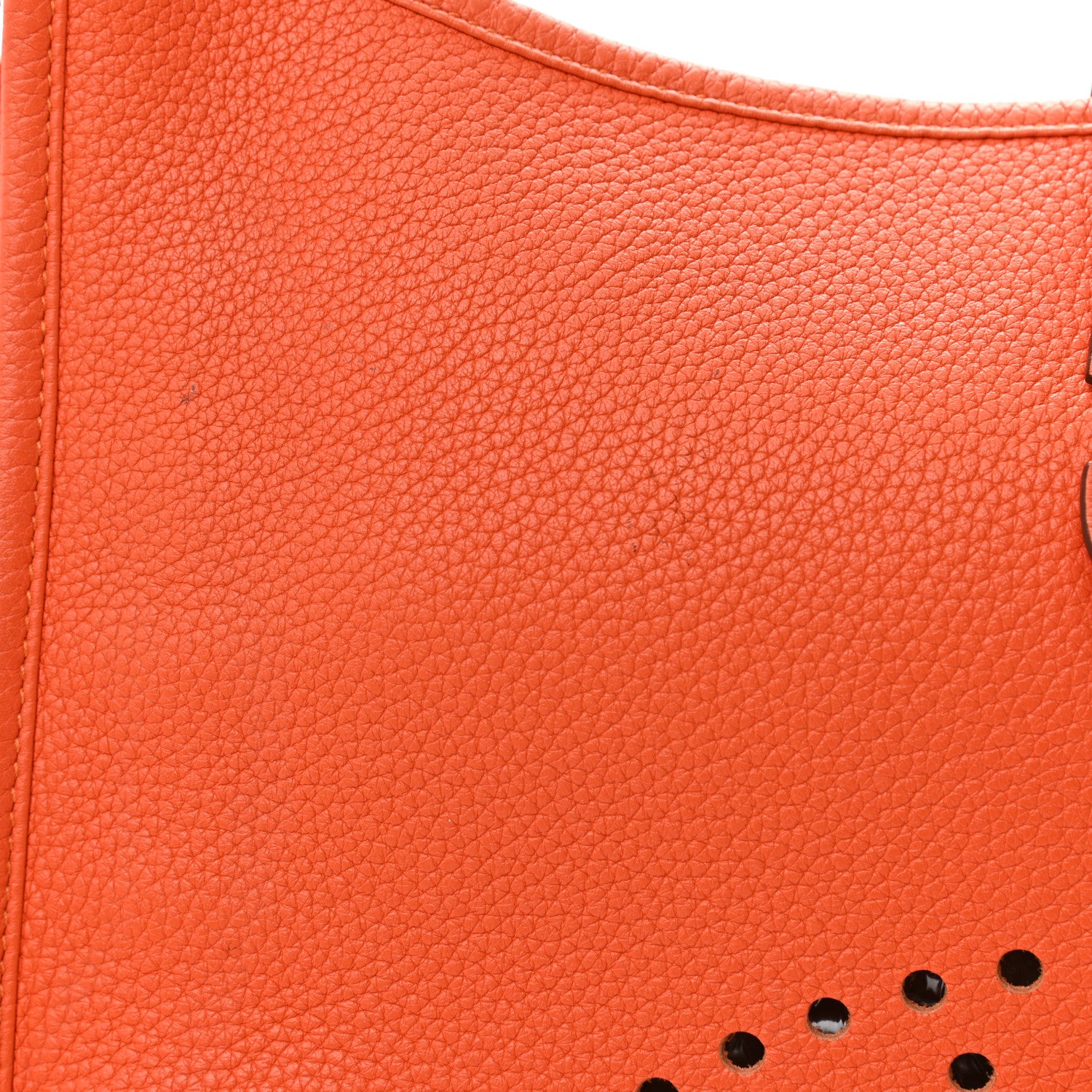 Hermes Taurillon Clemence Evelyne III GM Orange 13 of 18