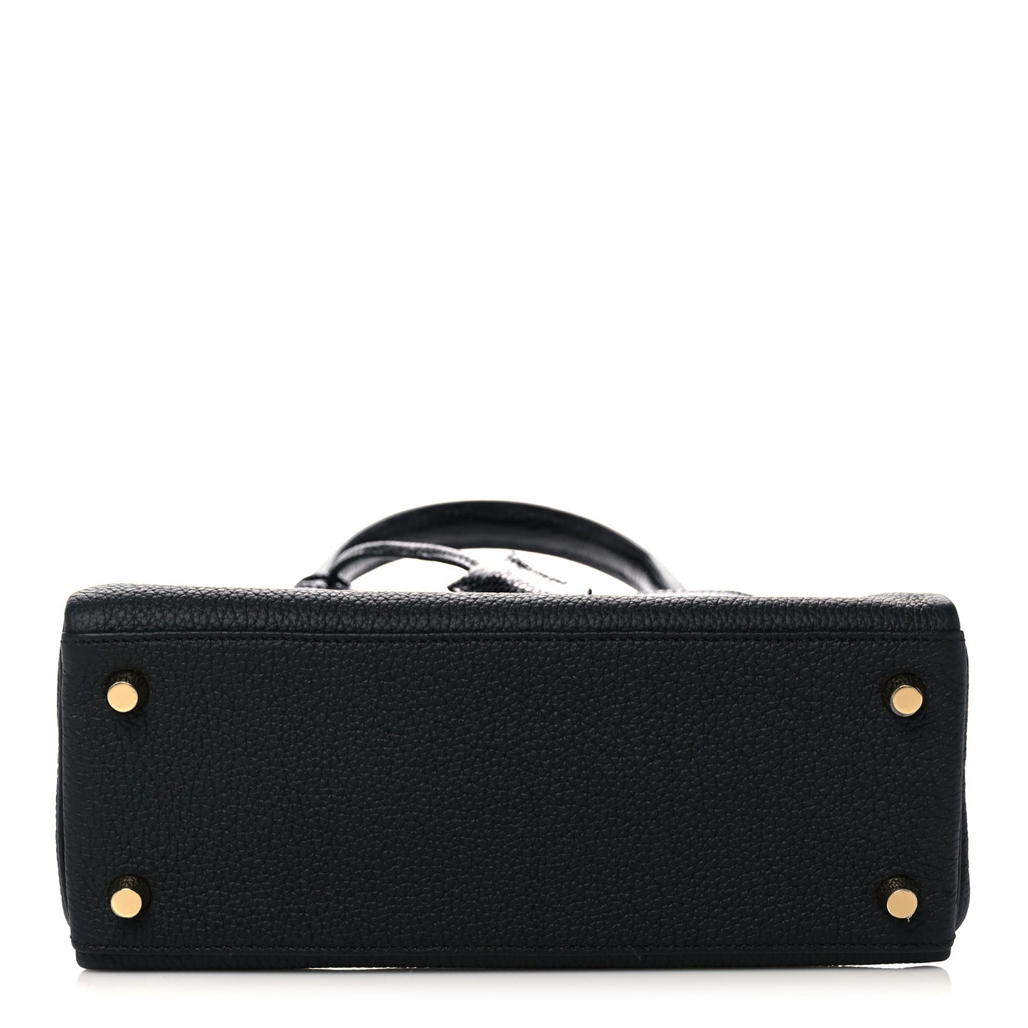 Togo Lizard Kelly Retourne Touch 25 Black