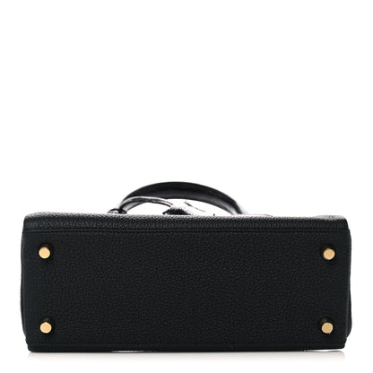 Hermes Togo Lizard Kelly Retourne Touch 25 Black 6 of 38