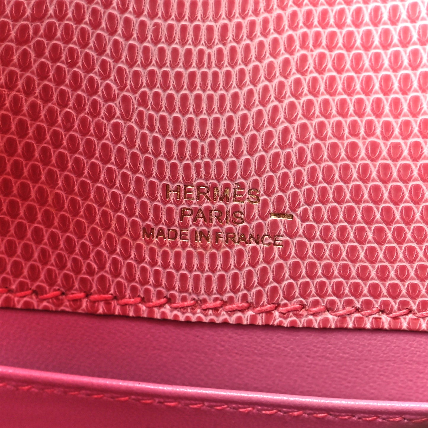 Lizard Kelly Pochette Clutch 5P Pink