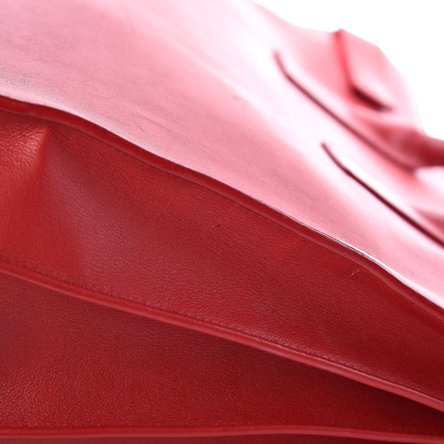 Calfskin Large Sac de Jour Carryall Rouge Orient