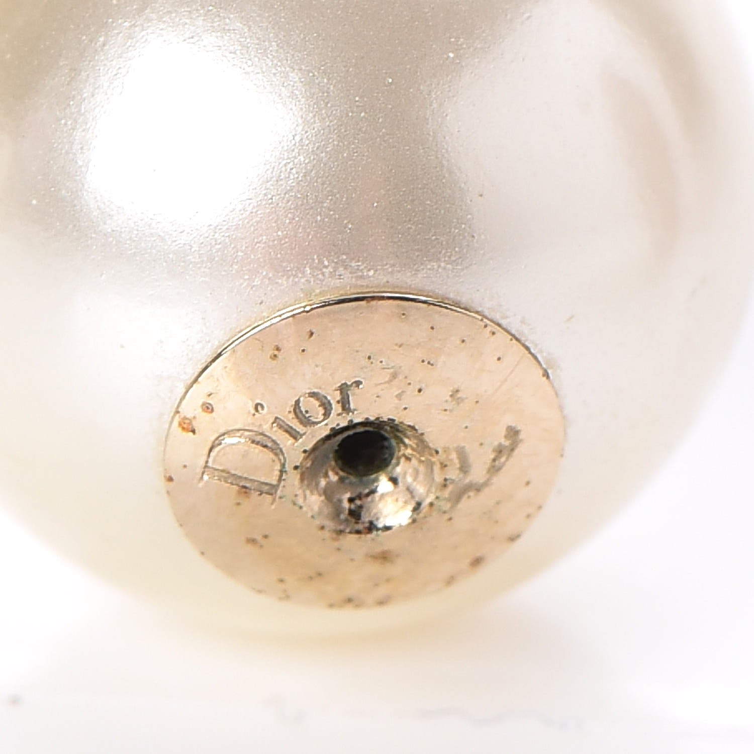 Christian Dior Pearl Mise En Dior Tribal Earrings 5 of 6