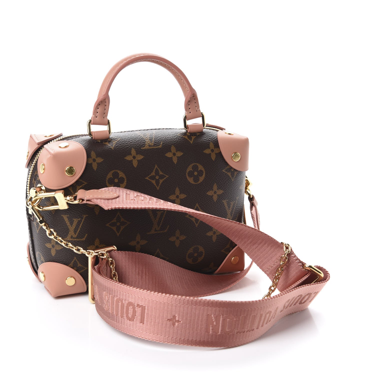 Louis Vuitton Monogram Petite Malle Souple Peach 4 of 11