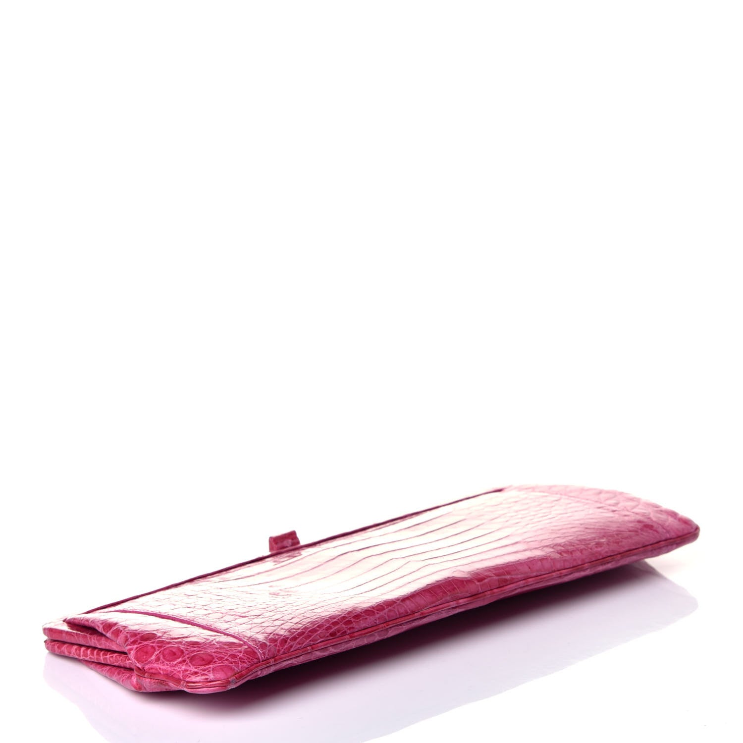 Nancy Gonzalez Crocodile Frame Clutch Fuchsia 6 of 8