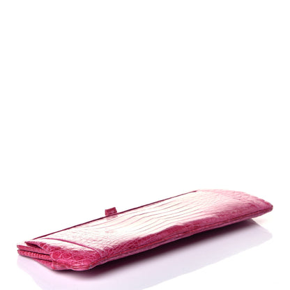 Nancy Gonzalez Crocodile Frame Clutch Fuchsia 6 of 8