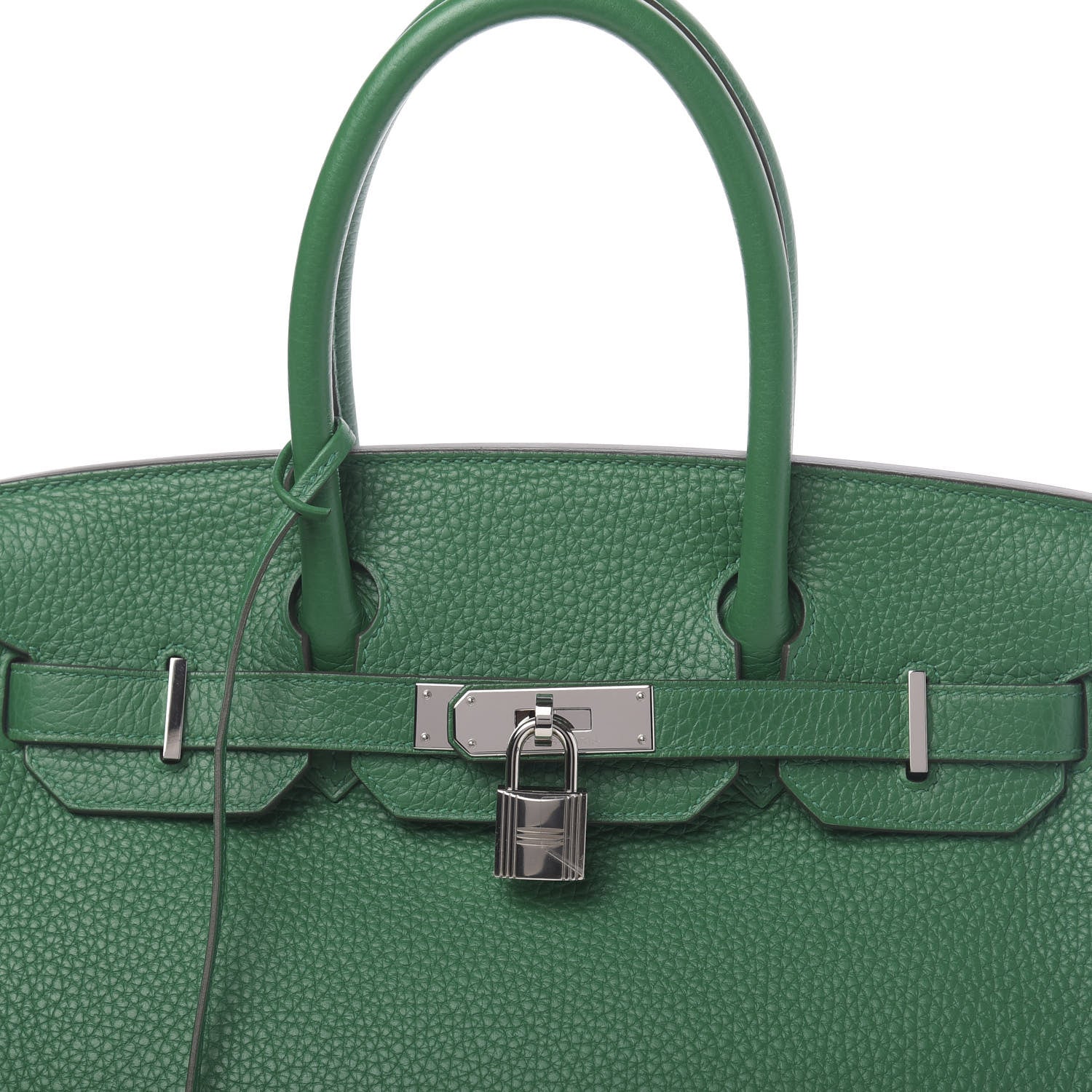 Hermes Taurillon Clemence Birkin 30 Vert Vertigo 7 of 12