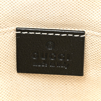 Gucci Raffia Azalea Calfskin Crochet Flower Small GG Marmont Shoulder Bag Natural Ecru Black 6 of 11