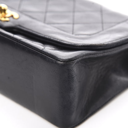 Chanel Lambskin Quilted Medium Single Flap Black 11 of 19