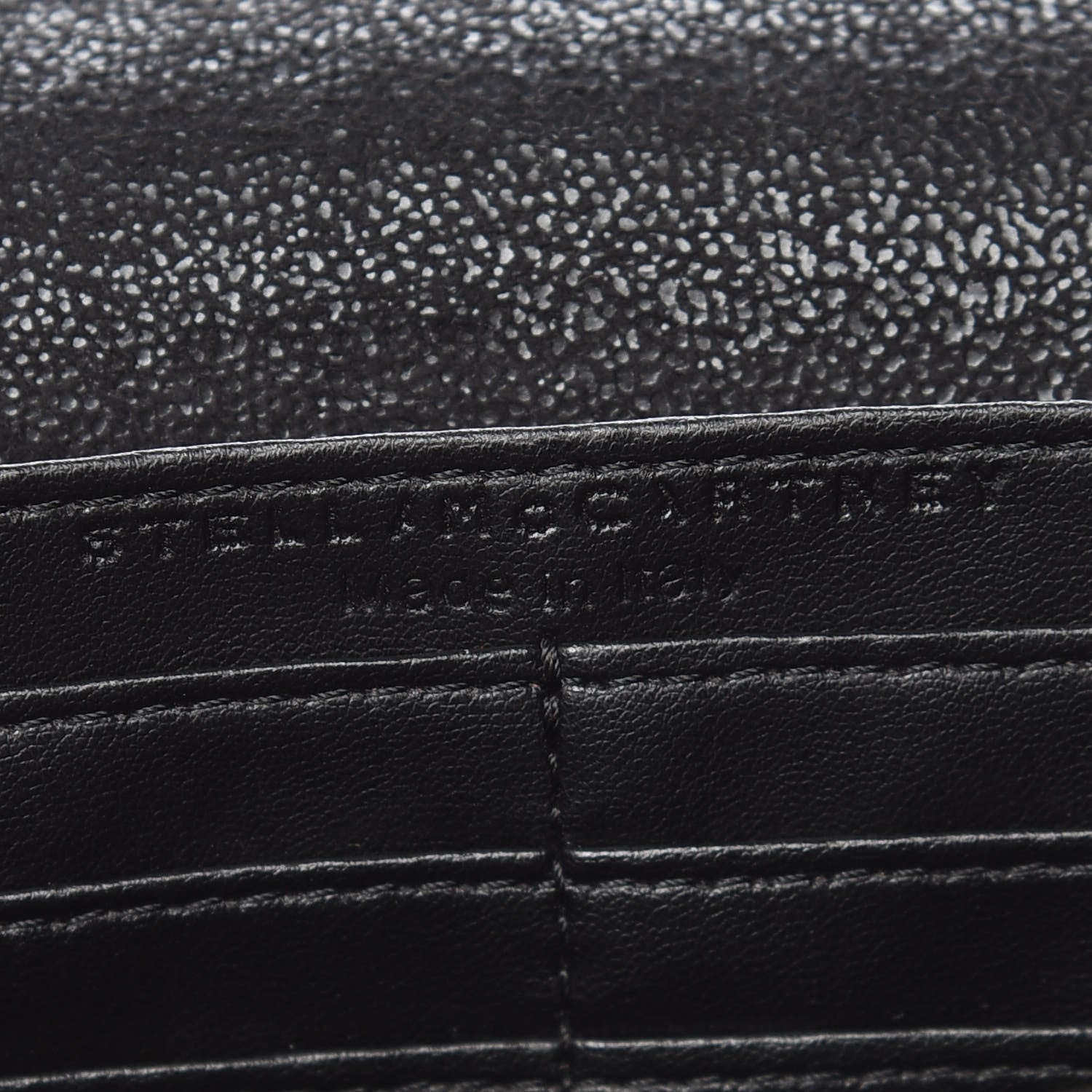 Stella McCartney Shaggy Deer Falabella Crossbody Clutch Black 8 of 9
