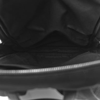 Fendi Nylon Glazed Fabric FF 1974 Diagonal Panelled Backpack Tobacco Moresco Black 5 of 10