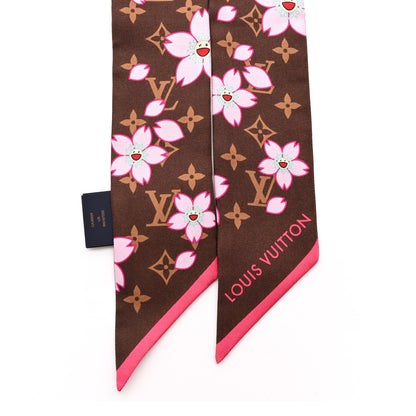 Louis Vuitton LV X TM Silk Monogram Cherry Blossom BB Bandeau Tan 2 of 3
