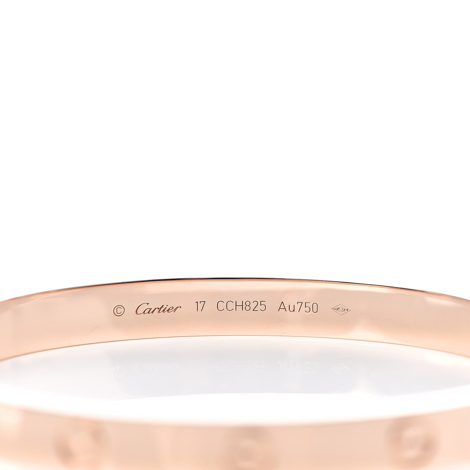 Cartier 18K Pink Gold LOVE Bracelet 17 4 of 4