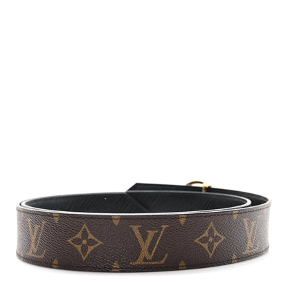 Louis Vuitton Monogram Epi 35mm LV Circle Reversible Belt 90 36 Black 2 of 4