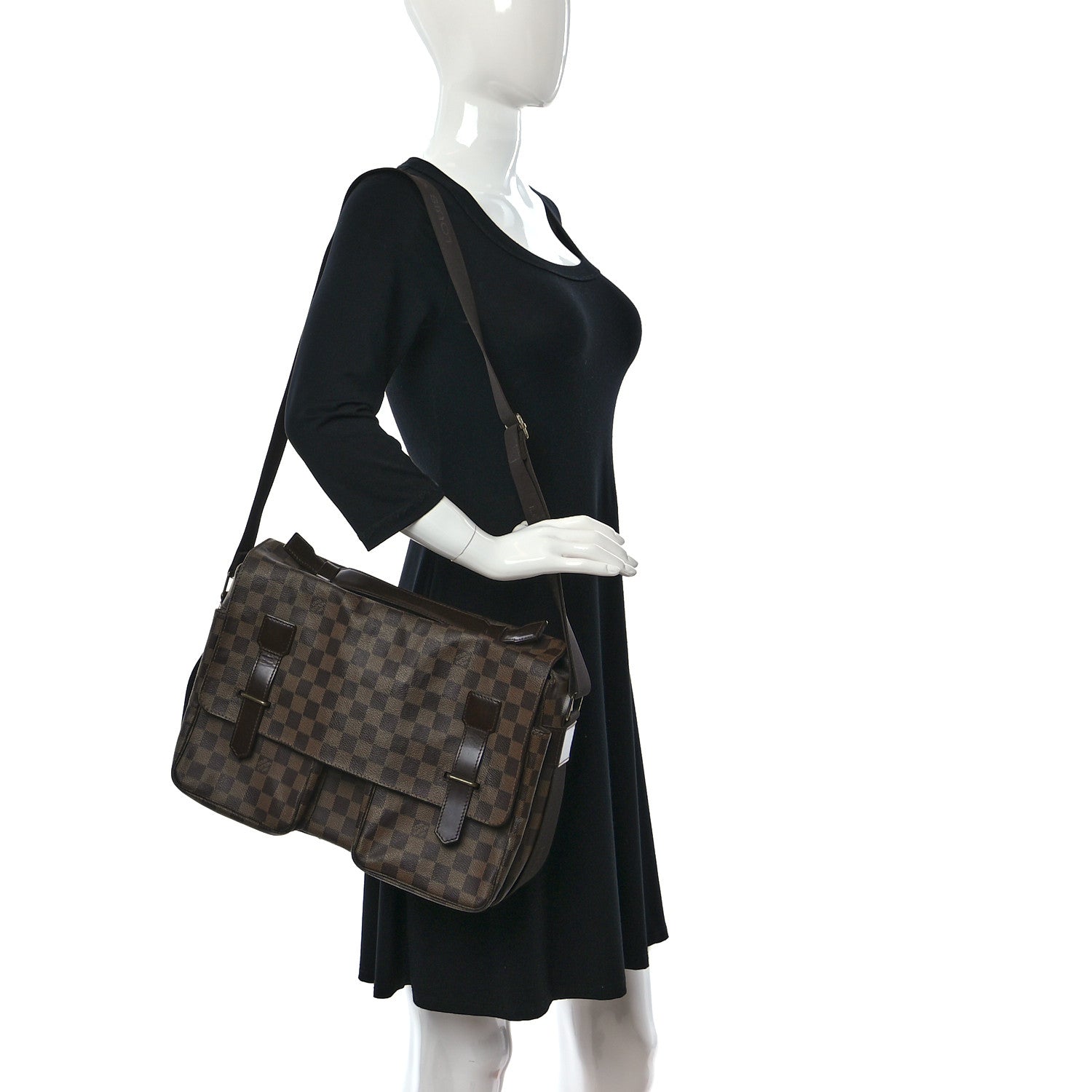 Louis Vuitton Damier Ebene Broadway Messenger Bag 2 of 9