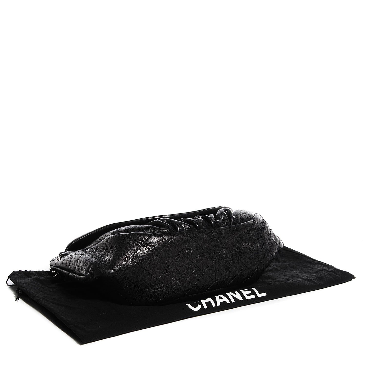 Chanel Caviar Half Moon Large Flap Black 4 of 7