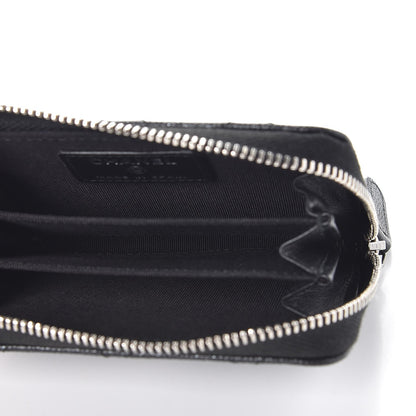 Chanel Iridescent Caviar Quilted Zip Coin Purse Black 5 of 8