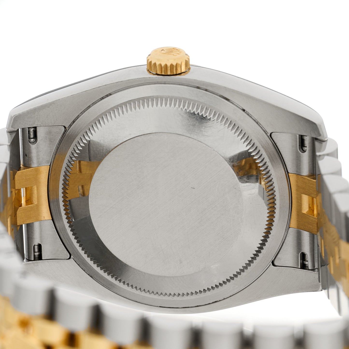 Stainless Steel 18K Yellow Gold 36mm Oyster Perpetual Datejust Watch Champagne Roman 116233