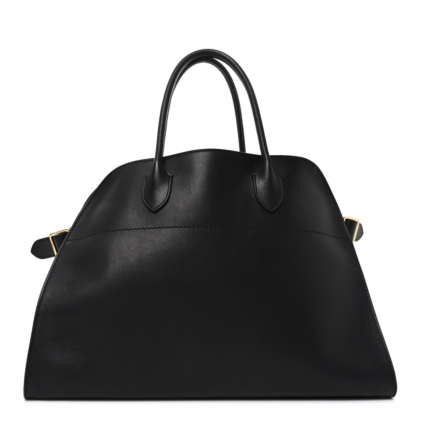 Polished Saddle Calfskin Soft Margaux 15 Black