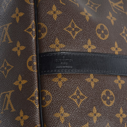 Louis Vuitton Monogram Macassar Keepall Bandouliere 55 7 of 22