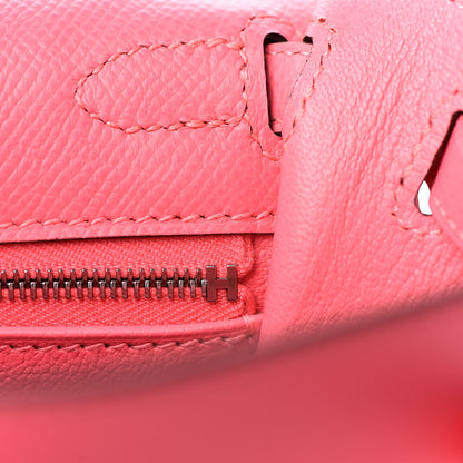 Hermes Epsom Kelly Sellier 25 Rose Azalee 27 of 40