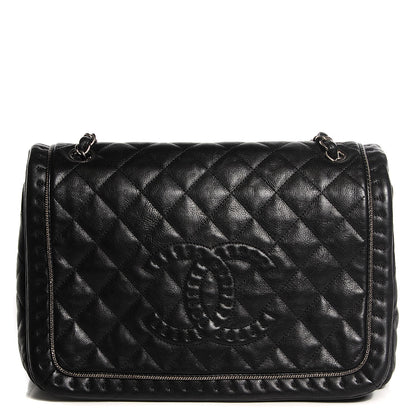 Chanel Calfskin Quilted Large Istanbul Flap Black 1 of 8