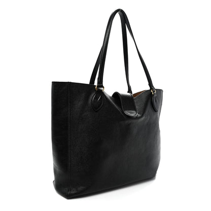 Gucci New Sakai Calfskin Lux Medium Dahlia Tote  Black 4 of 12