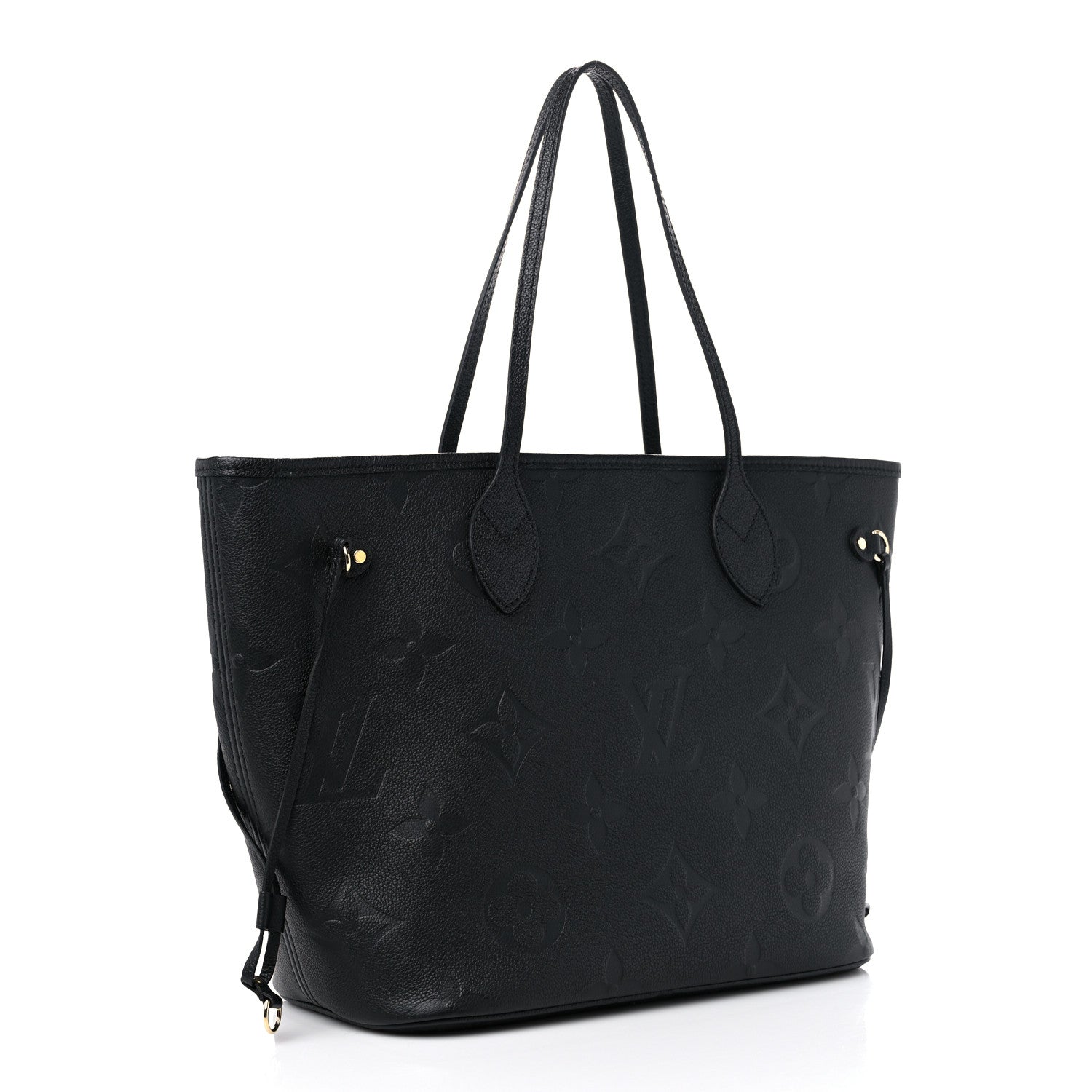 Louis Vuitton Empreinte Monogram Giant Neverfull MM Black 2 of 9
